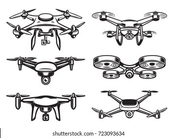 Drone  logo design, emblem