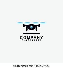 Drone Logo Design Icon Template. Modern Design. Vector Illustration