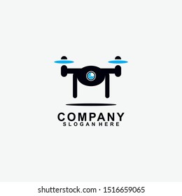 Drone Logo Design Icon Template. Modern Design. Vector Illustration