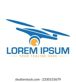 Diseño del logotipo de drones diseño moderno del logotipo de drones