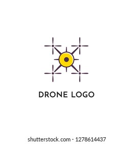 Drone Logo Design Template