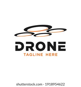 Drone Logo Design Template Inspiration, Vector Illustration, Modern, Minimalist.