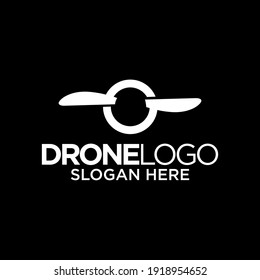 Drone Logo Design Template Inspiration, Vector Illustration, Modern, Minimalist.