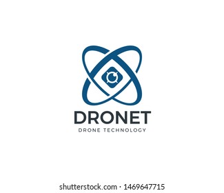 Drone logo design template. Drone photo logo design template. Drone design vector, Emblem, Design concept, Creative symbol, Icon