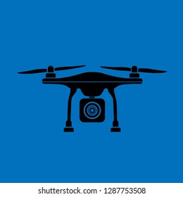drone logo design, vector