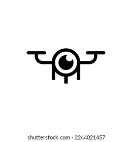 drone logo design vector sign