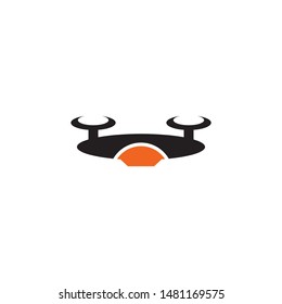 Drone logo design vector template