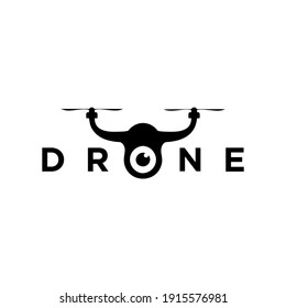 drone logo design, word sign vector illustration