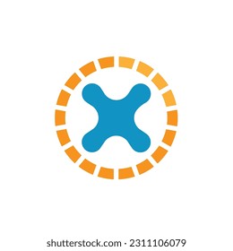 drone logo fly design technology