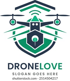 drone logo icon design done sample idea template 