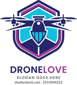 drone logo icon design done sample idea template 