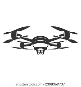 Drone logo icon design illustration