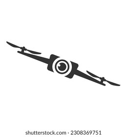 Drone logo icon design illustration