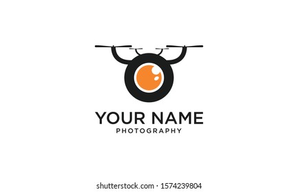 Drone logo icon design photography and video