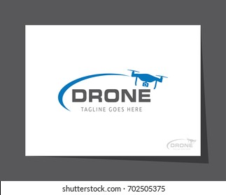 drone logo icon vector template