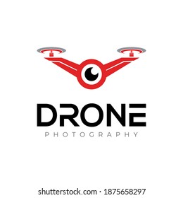 Drone Logo. Drone Photography Logo design vector