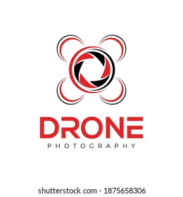 Drohnenlogo. Design des Drohnenbildes