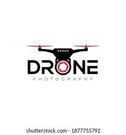 Drone Logo. Drone Photography Logo design vector