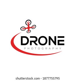 Drone Logo. Drone Photography Logo design vector