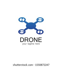 Drone Logo Template Design Vector, Emblem, Design Concept, Creative symbol, Icon