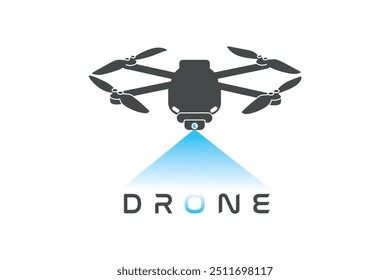 Drone Logo-Vorlage, Drohnen-Symbol 