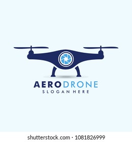 drone logo template vector icon. photography drone vector. quadcopter vector icon