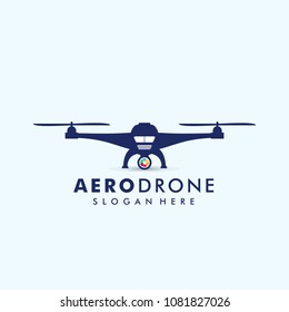 drone logo template vector icon. photography drone vector. quadcopter vector icon