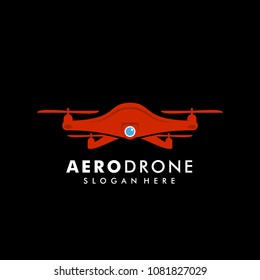 drone logo template vector icon. photography drone vector. quadcopter vector icon