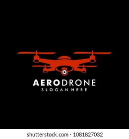 drone logo template vector icon. photography drone vector. quadcopter vector icon