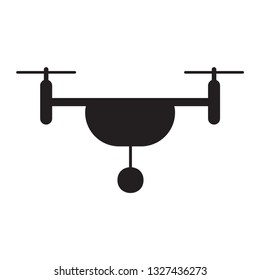 Drone logo template vector icon design