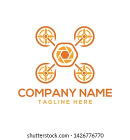 drone logo template vector icon. photography drone vector. drone vector icon