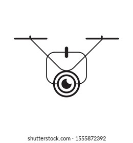 Drone logo template vector icon design