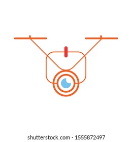 Drone logo template vector icon design