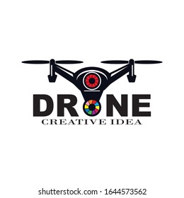 Drone Logo Design Vector Template Colorful Stock Vector (Royalty Free ...