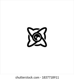 drone logo template vector icon. photography drone vector. quadcopter vector icon