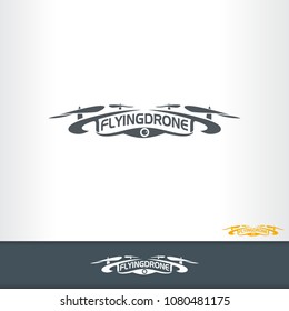 Drone Logo Vector