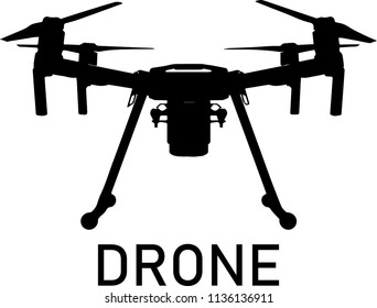 Drone logo vector