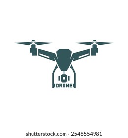 Drone Logo vector Drone with camera shop logo 