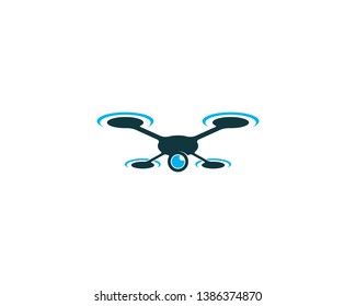 Drone logo vector icon design 