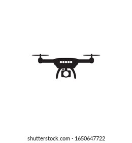 Drone logo vector icon design illustration
