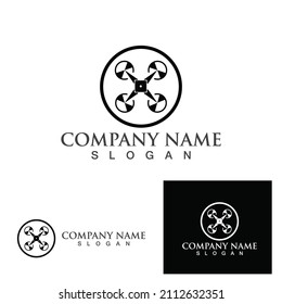 Drone-Logo, Vektorsymbol-Design
