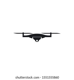 Drone logo vector icon template