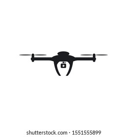 Drone logo vector icon template