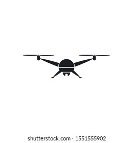 Drone logo vector icon template