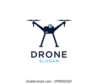 Drone Logo Vector Simple Design Template Stock Vector (Royalty Free ...