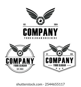 Video Logotipo del dron, logotipo del helicóptero
