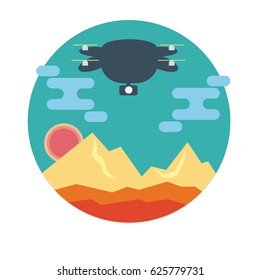 drone in nature