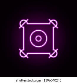 drone neon icon. Elements of internet things set. Simple icon for websites, web design, mobile app, info graphics