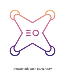 drone nolan icon. Simple thin line, outline vector of Drones icons for ui and ux, website or mobile application