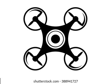 drone on a white background